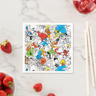 Serviette En Papier LOONEY TUNES™ Color Pop Motif