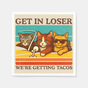 Serviette En Papier Loser, on prend des tacos