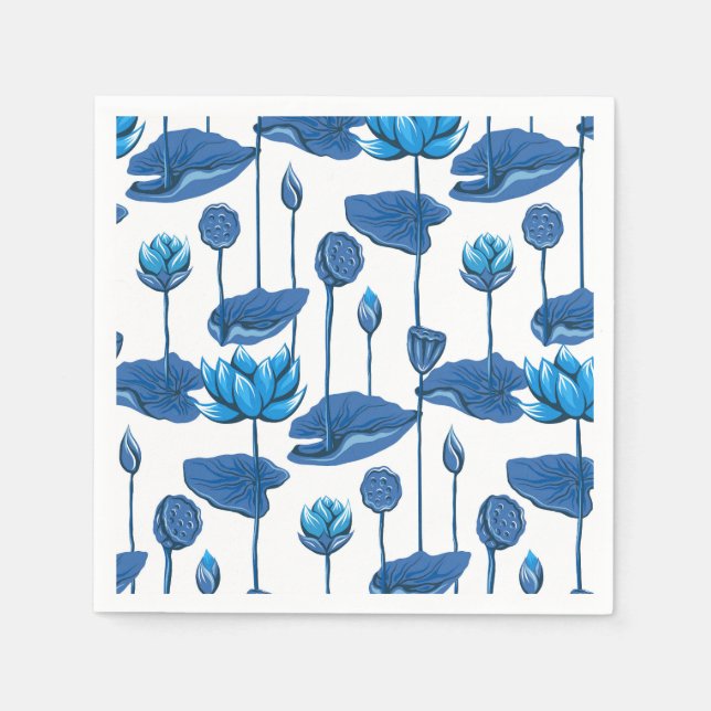 Serviette En Papier lotus (Devant)