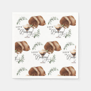 Serviette En Papier Love Brewing   Espresso   Martini   FÊTE DES MARIÉ