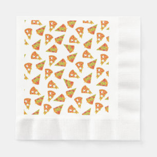 Serviette En Papier Love Pizza