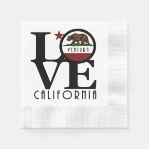 Serviette En Papier LOVE Ventura California Dessous de verre en pierre