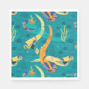 Serviette En Papier Luca Alberto & Luca Swim Avec Motif de poisson