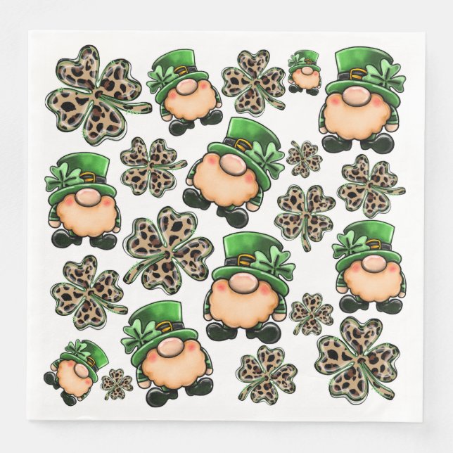 Serviette En Papier Lucky And Wild (Devant)