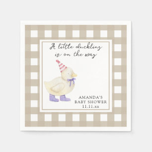 Serviette En Papier Lucky Duck baby shower