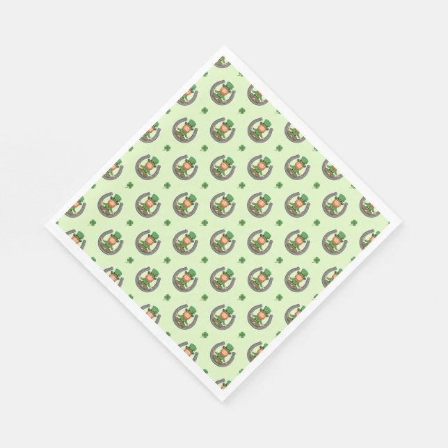 Serviette En Papier Lucky Green Vibes (Coin)