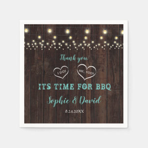 Serviette En Papier Lumières de chaîne de Vintage Unique Vieux BBQ de 