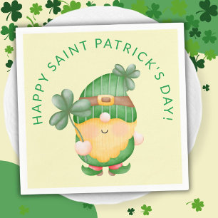 Serviette En Papier Lutin de la Saint-Patrick joyeux jour de la Saint-