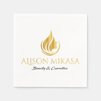 Serviette En Papier Luxe cosmétique spa soin & beauté logo