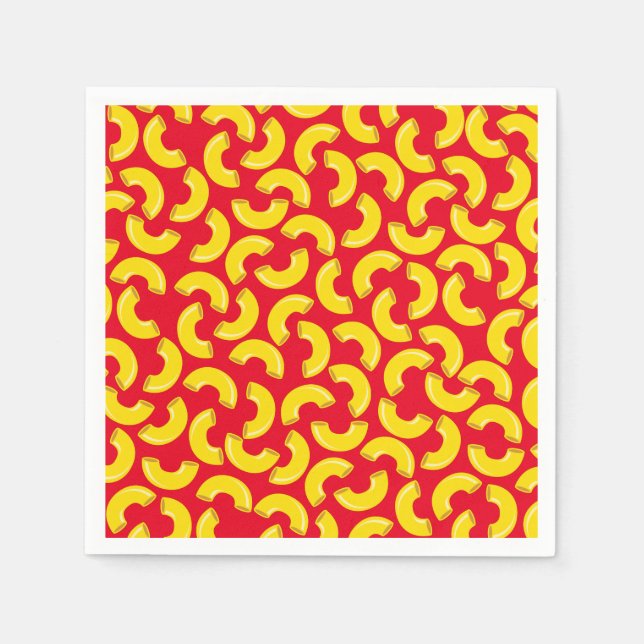 Serviette En Papier Mac et Fromage Enfant 1er Anniversaire Parti Macar (Devant)