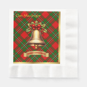 Serviette En Papier MacGregor Noël Tartan personnalisé