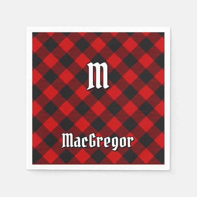 Serviette En Papier MacGregor Rob Roy Tartan Napkins (Devant)