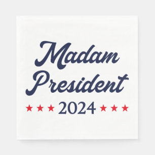 Serviette En Papier Madame la Présidente 2024 I - Kamala Harris