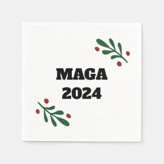 Serviette En Papier MAGA 2024 Noël