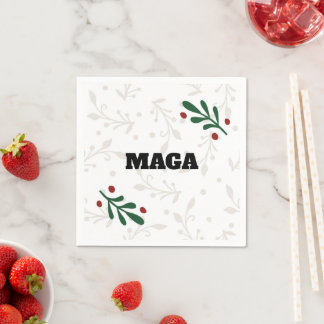 Serviette En Papier MAGA 2024 Noël