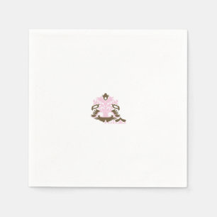 Serviette En Papier Magenta-Rouge, orange jaunâtre