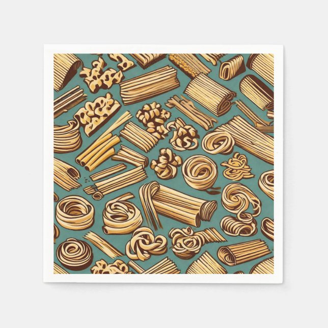 Serviette En Papier Magie de pâtes (Devant)