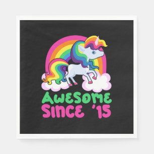 Serviette En Papier Magnifique Depuis 2015 Unicorn