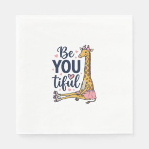 Serviette En Papier Magnifique T-Shirt Vintage Roller Skate Girafe Soi