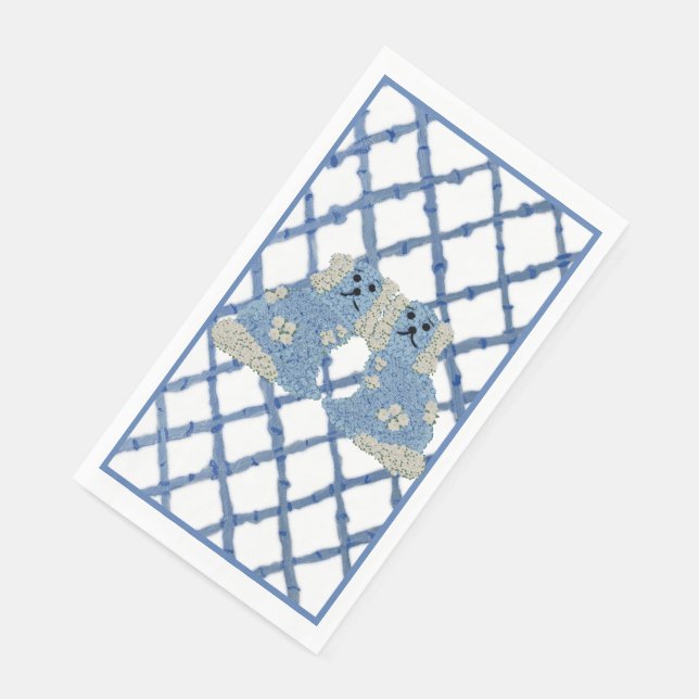 Serviette En Papier Magnolia Staffordshire Chiens Ginger Jars (Coin)