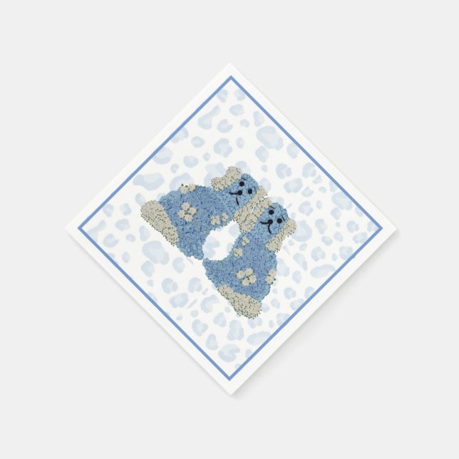 Serviette En Papier Magnolia Staffordshire Chiens Ginger Jars (Coin)