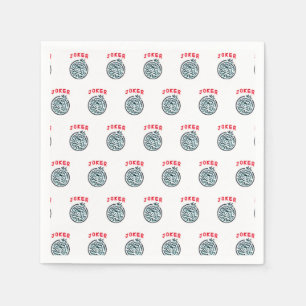 Serviette En Papier MahJong symbole du jeu Joker tuile