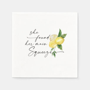 Serviette En Papier Main Squeeze Cocktail Napkin