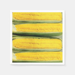 Serviette En Papier Maïs doux - illustration vintage