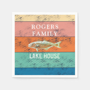 Serviette En Papier Maison de vacances d'été Lake