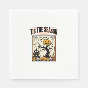 Serviette En Papier Maison hantée de la saison des fantômes d'Hallowee