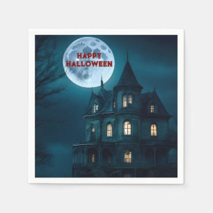 Serviette En Papier Maison hantée Halloween Papier de fête de l'Hallow