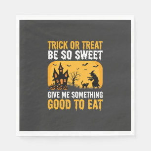 Serviette En Papier Maison Hantée Sorcière Trick or Treat Halloween