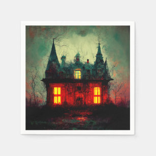 Serviette En Papier Maison haunted