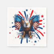 Majestic Eagle Étoiles et Bandes serviettes