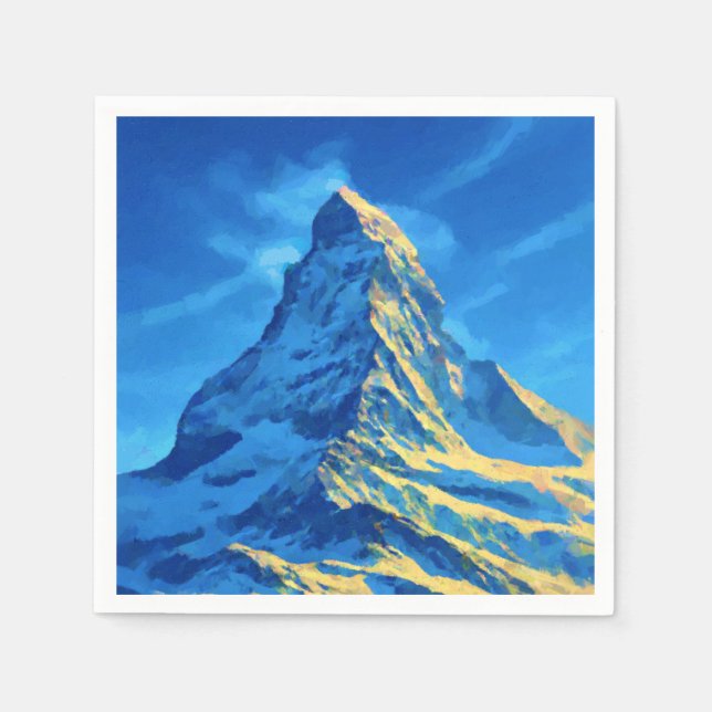 Serviette En Papier Majestic Matterhorn (Devant)