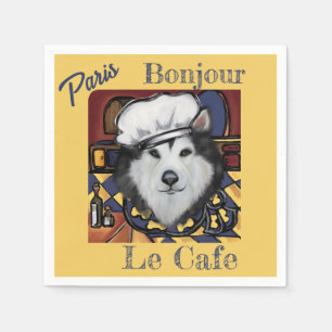 Serviette En Papier Malamute d'Alaska