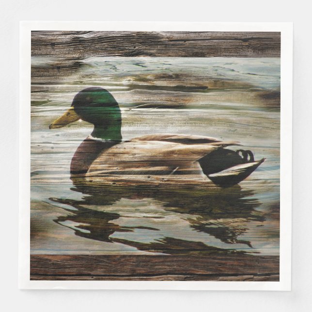 Serviette En Papier Mallard Duck (Devant)