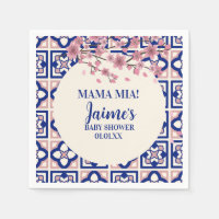 Mama Mia Baby Shower Cerisiers en Fleurs