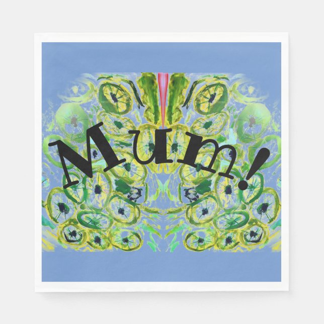 Serviette En Papier Maman ! (Devant)