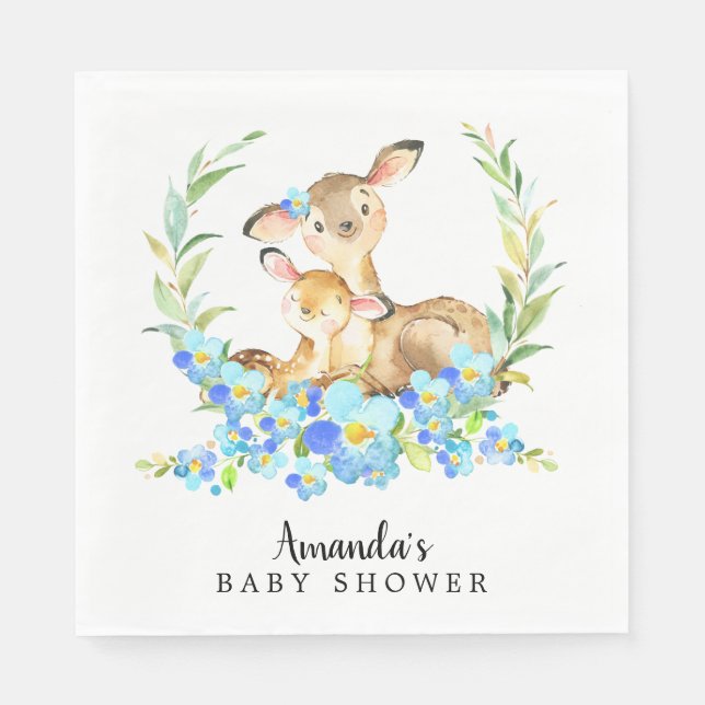 Serviette En Papier Maman & Baby Deer Boys Douche Papier de douche (Devant)