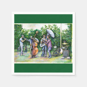 Serviette En Papier Maman ne m'avertit jamais à propos de Tuba joueurs