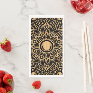 Serviette En Papier Mandala de luxe 12