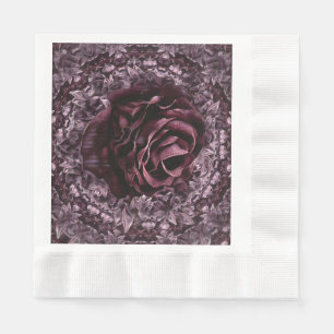 Serviette En Papier Mandala de rose
