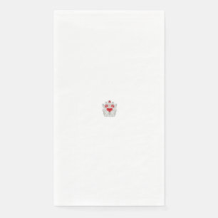 Serviette En Papier Mandala papillon floral   Design d'art Boho pourpr