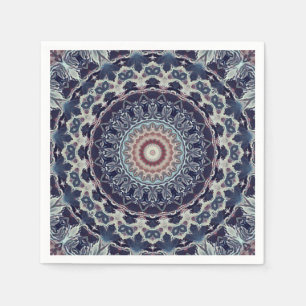 Serviette En Papier Mandala ronde sans couture motif arabe k
