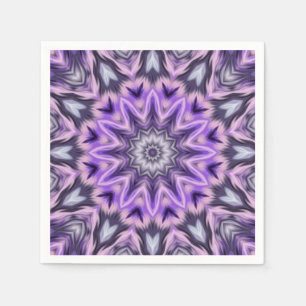 Serviette En Papier Mandala violette Lilac