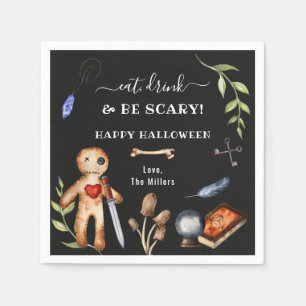 Serviette En Papier Mangez, buvez et soyez effrayants   Halloween de p