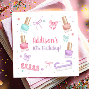 Serviette En Papier Manucure et Pédicure Fête Vernis à Ongles