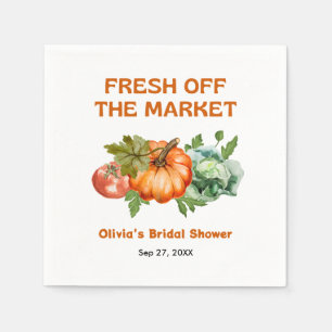 Serviette En Papier Marché fermier Frais du marché Enterrement de vie