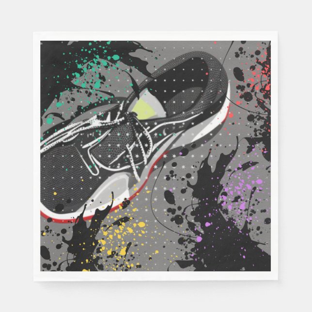 Serviette En Papier Marcher par (Devant)